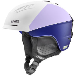 Casco de esquí para mujer Uvex Ultra Pro WE blanco/voileta white-cool lav.