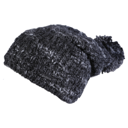 Gorro de mujer Sherpa Calypso gris oscuro mel dark grey