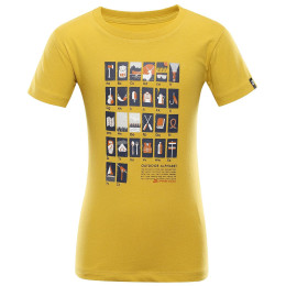 Camiseta para niños Alpine Pro Epono amarillo