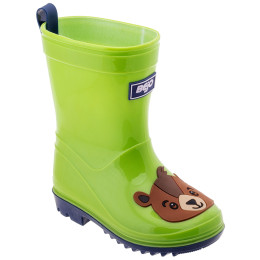 Botas de agua para niños Bejo Cosy Wellies Kids verde LimeGreen/EstateBlue