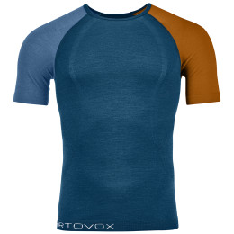 Camiseta funcional de hombre Ortovox 120 Comp Light Short Sleeve M azul claro petrol blue