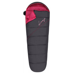Saco de dormir para mujer Loap Iron Evo L gris/rosa DkShadow/Magenta