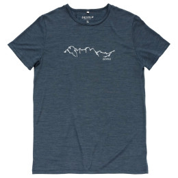Camiseta de hombre Devold Active "Skyline" Tee Man azul oscuro NIGHT