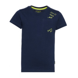 Camiseta para niños Sam73 Honoko azul oscuro