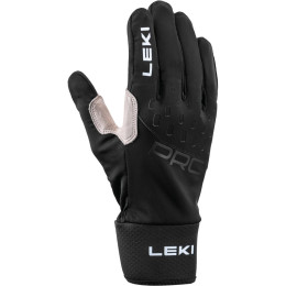 Guantes de esquí de fondo Leki PRC Premium negro black-sand