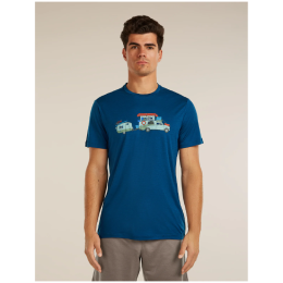 Camiseta funcional de hombre Icebreaker Men Merino 150 Tech Lite SS Tee Transportage