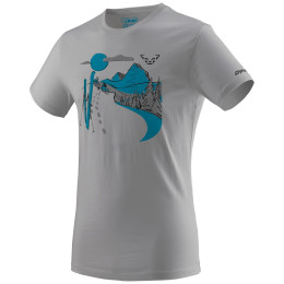 Camiseta de hombre Dynafit Artist Series Co T-Shirt gris claro Alloy/Summit