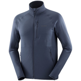 Sudadera de hombre Salomon Essential Lightwarm FZ M azul Blue Nights