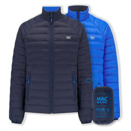 Chaqueta de plumón para hombre MAC IN A SAC Reversible Polar Jacket (Sack) azul Navy/Saxe Blue