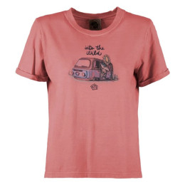 Camiseta de mujer E9 Wild Women's rojo Flamingo