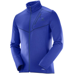 Sudadera de hombre Salomon Discovery Fz M azul SurfTheWeb