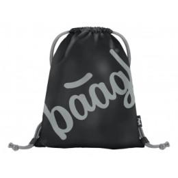 Bolsa Baagl Sáček na obuv 36 x 46 cm negro/gris