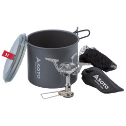 Hornillo Soto Amicus w/Igniter + New River Pot Combo plata