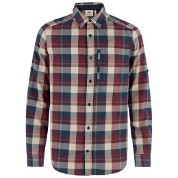 Camisa de hombre Fjällräven Fjällglim Regular Shirt M azul oscuro Dark Navy-Maroon