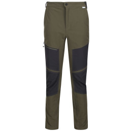 Pantalones de hombre Regatta Questra IV verde DkKhaki/Blac