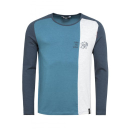 Camiseta de hombre Chillaz Into The Wild azul multicolor blue melange