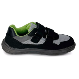 Zapatos barefoot para niños para todo el año Bugga Safi Black negro černá