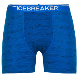 Calzoncillos bóxer para hombre Icebreaker Mens Anatomica Boxers azul/negro lazurite/midnight navy/aop