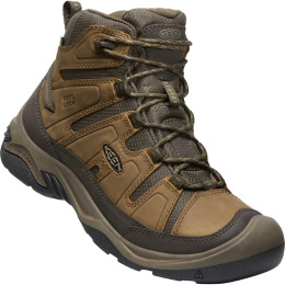 Calzado de senderismo para hombre Keen Circadia Mid Wp Men marrón bison/brindle