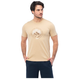 Camiseta de hombre Hi-Tec Vilder beige safari