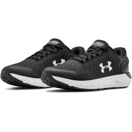 Zapatillas de carrera para hombre Under Armour Charged Rogue 2 negro/blanco Black/White/White