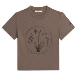 Camiseta de mujer Icebreaker Merino 150 Tech Lite SS Crop Tee Seed Story