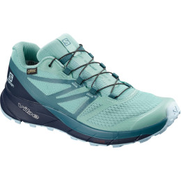 Calzado de mujer Salomon Sense Ride 2 Gtx Invis Fit W azul claro NileBlue/NavyBlazer/MallardBlue