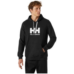 Sudadera de hombre Helly Hansen Hh Logo Hoodie negro Black