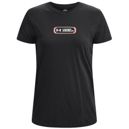 Camiseta de mujer Under Armour GRADIENT PILL SS negro Black/White