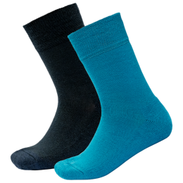 Calcetines para niños Devold Daily Merino Medium Sock 2Pk Kid azul MOON MIX