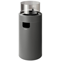 Chimenea de gas Enders Nova LED M gris Gray/Black