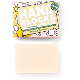 Jabón de viaje Totally Solid Hand Soap - Lemon & Rosemary rosa