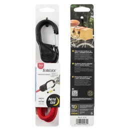 Goma de sujeción Nite Ize Slide Lock Carabiner Bungee 24" rojo Červená