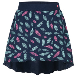 Falda de niña Loap Batlee azul BlackIris/Pink