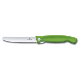 Cuchillo plegable Victorinox Swiss Classic - vlnkové ostří verde Green