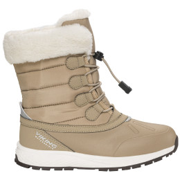 Botas de invierno para niños Viking Outdoor Footwear Equip Warm WP Zip Dark Natural marrón Dark Natural