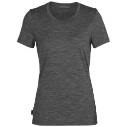 Camiseta de mujer Icebreaker Women Tech Lite II SS Tee gris gritstone hthr