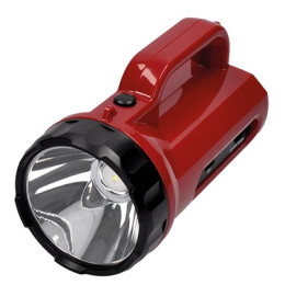 Linterna recargable Solight LED 5W rojo red