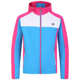 Sudadera para niños Dare 2b Thriving Core Str azul/rosa Swedish Blue/Pure Pink