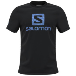 Camiseta de hombre Salomon Outlife Logo Ss Tee M negro Black
