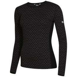 Camiseta funcional de mujer Zulu Merino 240 Long negro Black