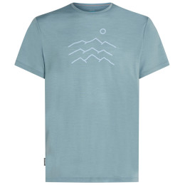 Camiseta funcional de hombre Icebreaker Merino Blend 125 Cool-Lite™ Sphere SS Tee Across the Peaks
