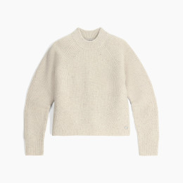 Jersey de mujer Royal Robins W Rockcraft Mock Neck beige Soapstone HTR