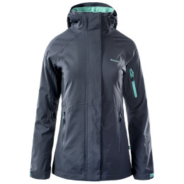 Chaqueta de mujer Elbrus Makari wo's azul oscuro MidnightNavy/Turquoise
