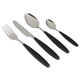 Juego de cubiertos Gimex Cutlery black 16 pcs