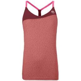 Camiseta sin mangas para mujer Ortovox 120 Tec Top W rojo blush