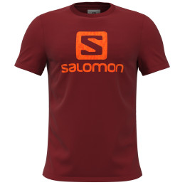 Camiseta de hombre Salomon Outlife Logo rojo RedDahlia