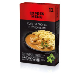 Plato preparado Expres menu KM Pollo al pimentón con pasta