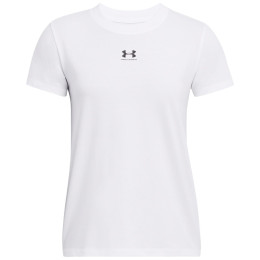 Camiseta de mujer Under Armour Campus Core SS blanco WHT