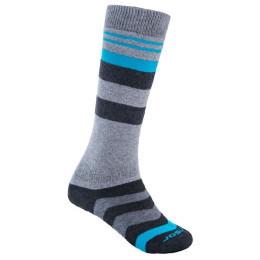 Calcetines Sensor Slope Merino gris/azul Šedá/Černá/Tyrkys